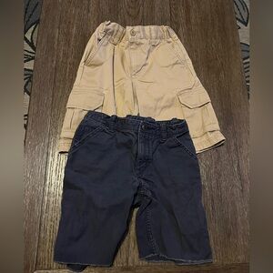 GAP Kids Cargo Shorts in Tan and Navy